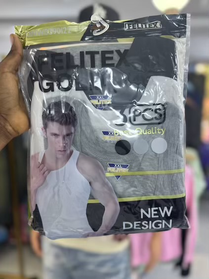 3 in 1 coloured singlet(half bundle)